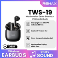 Remax - TWS-19 Marshmallow Series Wireless Bluetooth Earbuds. 