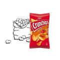 Lorenz Crunchips Red Chili Potato Chips. 