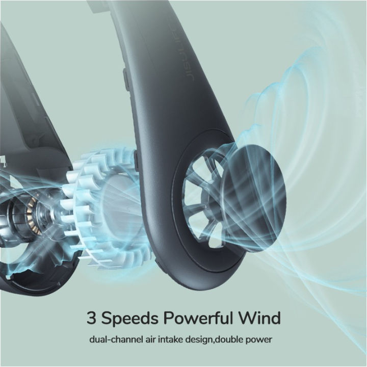 (Preorder)%20JISULIFE%204000mAh%20Portable%20Fan%20Bladeless%20Three-level%20Wind%20Adjustable%20Fashion%20Design%20Size%20-%20Image%205