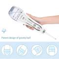 H2OFLOSS Water Flosser for Teeth IPX7 Waterproof Dental Oral Irrigator Tooth Cleaner with 5 Modes, 300ML Water Tank and 6 Jets Toothpick for Tooth Brace Gum Bridges Tartar Cleaning. 