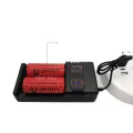 18650 26650 battery dual-slot charger dual-charge USB smart fast charge 3.7v-4.2V lithium battery charger. 