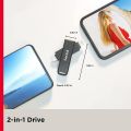Sandisk iphone Lightning & TypeC OTG 128GB 3.1 USB Flash Drive Memory stick for iphone TypeC  ipad ipod Mac book Metal USB. 
