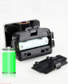 Removable 18650 lithium battery high-power COB floodlight rechargeable headlamp head-mounted flashlight. 