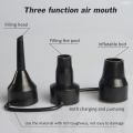 Air Pump 2 In 1 Dual-use Portable Inflatable Pump Electric Inflator Quick Filling For Car Home Use Swimming Pools Accessories. 