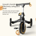 (Preorder) ROCKBROS 4 in 1 Toddler Tricycle 2-5 Years Old Balance Bike Foldable Tricycle Adjustable Scooter Toddler Toys Stroller Kids Bicycle. 