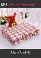 100% Cotton water proof changing pad ( 6'x 6.5' )သေခင်းအကြီး၆ပေဆိုဒ်. 