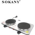 Sokany Electric Single/ Double Stove Hot Plate, 1000/ 2000 Watts. 
