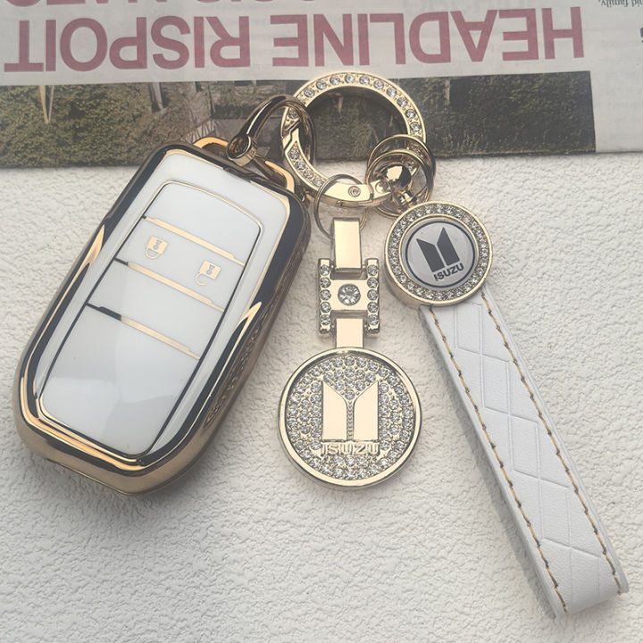 (Preorder)Car%20remote%20key%20case%20For%20ISUZU%20MU-7%20D-MAX%20X-Series%20Mu-X%20Keychain%20Folding%20key%20case%20Isuzu%20-%20Image%208