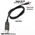 High Quality DC Powered Set Up Charger 5V To 12V USB Cable. 