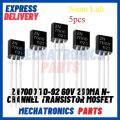 5pcs 2N7000 N-Channel MOSFET TO-92. 