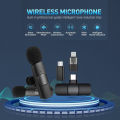 🎙️ကြိုးမဲ့ မိုက်ခရိုဖုန်း K9 Wireless Lavalier Microphone 🎥Plug-Play Widely Compatible 20 Mtr Range Wireless Mic with Auto-sync Noise Reduction. 