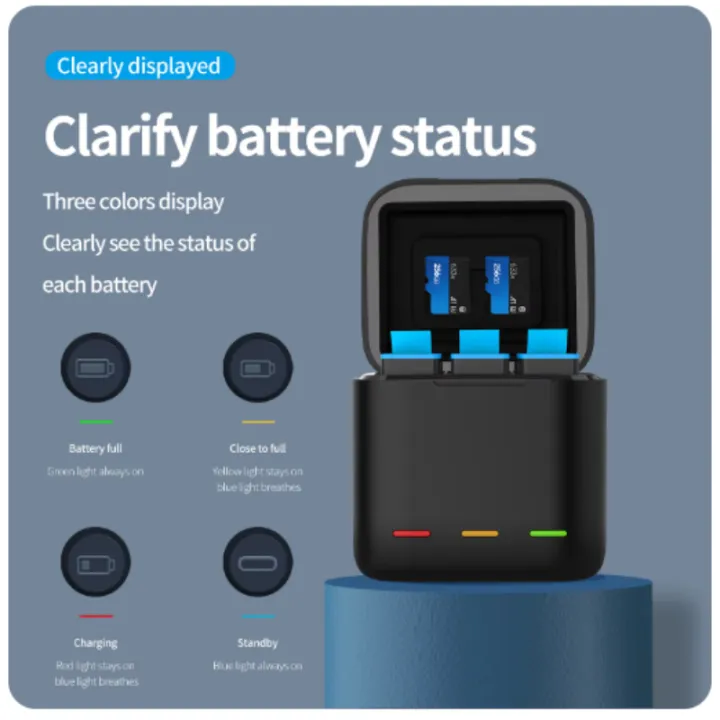 (Preorder)%20Telesin%203-Slot%20Storage%20Charging%20Box%20for%20GoPro%2013%20Box%20type%20-%20Image%205