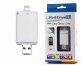 iFlash Drive iPhone iPad Direct Memory Stick with Dual USB Head Laptop Usable Normal USB Stick 8G. 