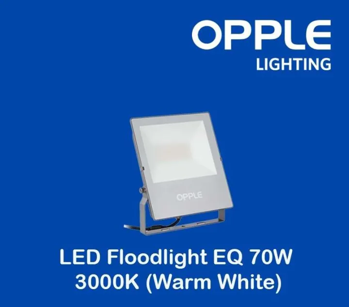 OPPLE%20LED%20Flood%20Light%20(EQ%20Series)%2070W%20(Warm%20White)%203000K%20-%20Image%204