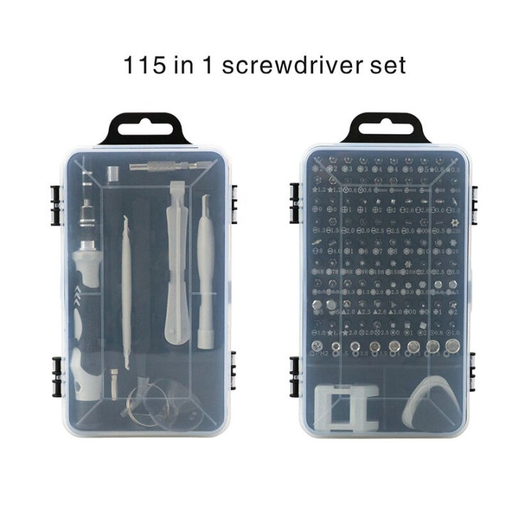 Clover%20115%20in%201%20Screwdriver%20Set%20Multi-function%20Precision%20Screwdrivers%20Bits%20Torx%20Computer%20PC%20Mobile%20Phone%20Device%20Repair%20Home%20Tool%20-%20Image%202
