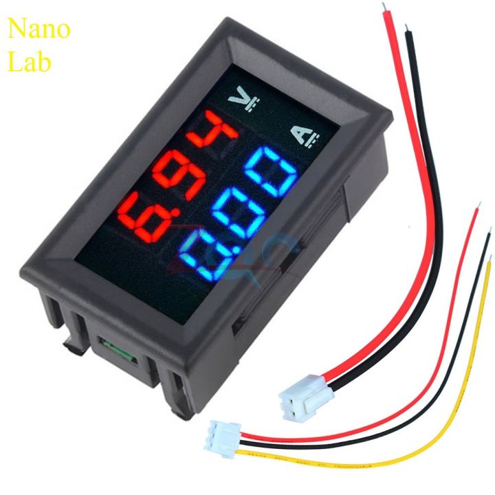 Digital Voltmeter Ammeter DC 100V 10A Panel