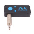 Car Bluetooth audio receiver Bluetooth hands-free calling X6 Bluetooth adapter can be inserted TF card portable playback. 