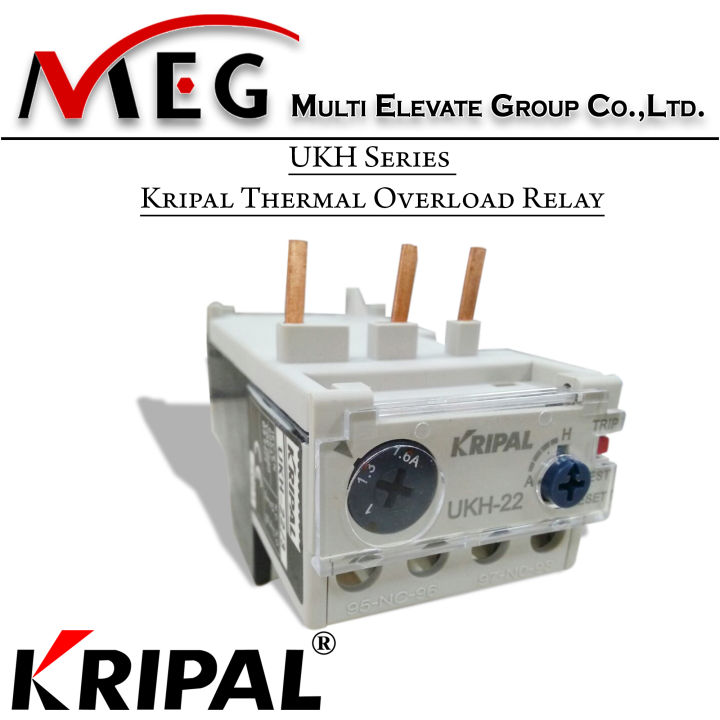 Kripal Thermal Overload Relay UKH-22( 2.1 {1.6 - 2.5}A )