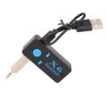 Car Bluetooth audio receiver Bluetooth hands-free calling X6 Bluetooth adapter can be inserted TF card portable playback. 