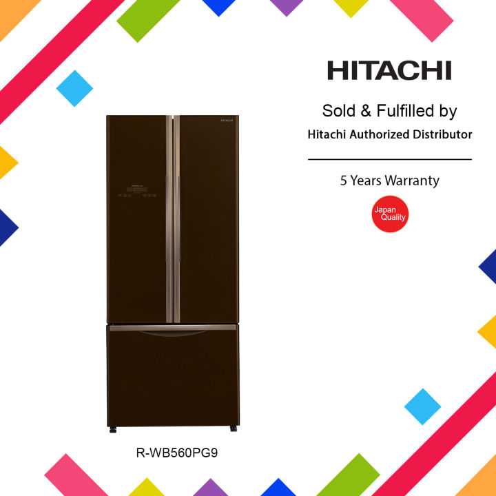 Hitachi%20Refrigerator%20R-WB560PG9%20(Glass%20Brown)%20-%20Image%202