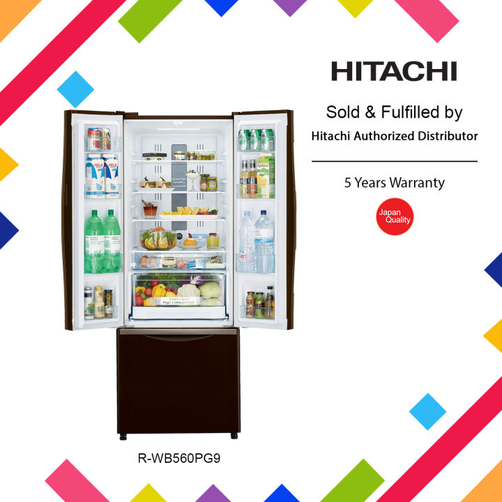 Hitachi%20Refrigerator%20R-WB560PG9%20(Glass%20Brown)%20-%20Image%203