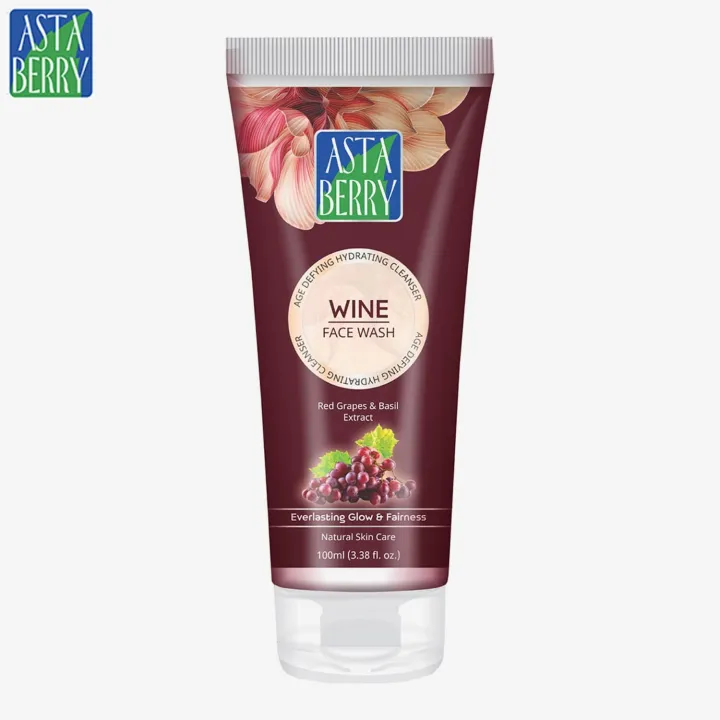 Astaberry Wine Face Wash - 100 Ml