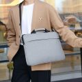 Large Capacity Crossbody Briefcases Durable Handbag File Folder Bag Business Briefcases Multi-layer Document Laptop Handbag Women. 