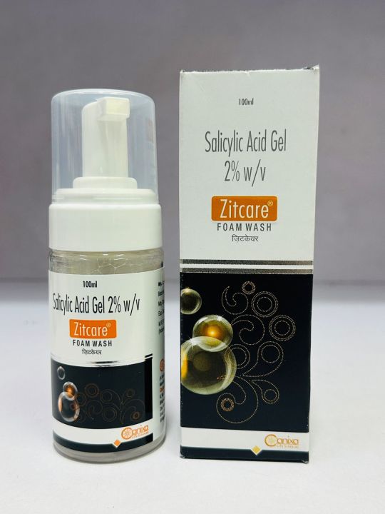 Canixa Zitcare 2% Salicylic Acid Foaming Wash For Oily and Acne Prone Skin 100 ml