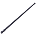 FORIDE 4X Extendable Telescopic Spring Loaded Net Voile Tension Curtain Rail Pole Rods,55-90cm,Black. 