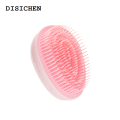 DISICHEN Fashion Mini Detangling Hair Brush Egg Round Shape Hair Brushes Anti-knotting Hair Smoothing Combs Anti Static Massage Hair Care Tools. 