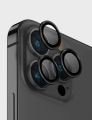 iPhone 14 / 14 Plus - Camera Lens Tempered Glass Protector (Black). 