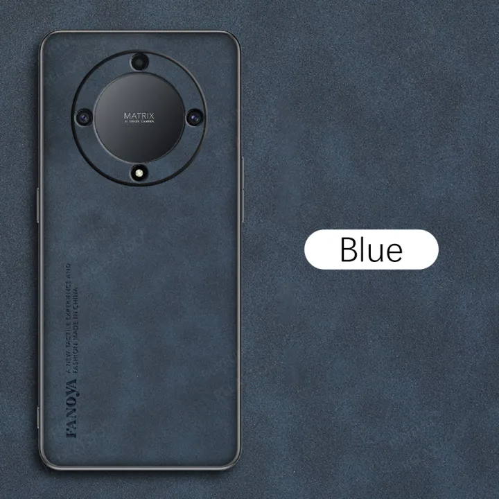 For%20Honor%20X9a%20Leather%20Magnetic%20Case%20Luxury%20Business%20Sheepskin%20Silicone%20Mobile%20Phone%20Casing%20For%20HonorX9a%20Men%20Boy%20Girl%20Lambskin%20Frame%20Protect%20Soft%20TPU%20Back%20Cover%20-%20Image%205