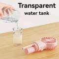 F3 Handheld Spray Fan - Large Wind, Mini Air Conditioner, Humidifier with Water Refill & Portable Design. 