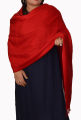 Red Acrylic Pashmina Shawl For Women. 