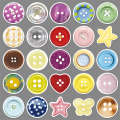 50 Colorful Button Creative Personalized Fresh Decoration for Phones, Notebooks, and Laptops Goo Card Stickers. 