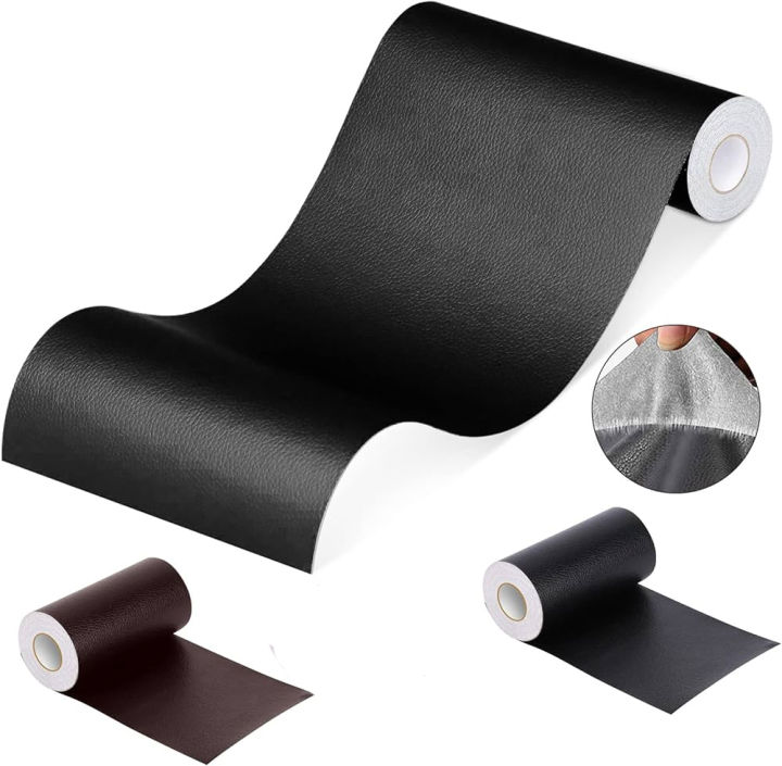 Sofa Cover Leather Repair Patch Self Adhesive PU-Leather Repair Patch First Aid Kit For Sofa, Chair 20 x 55 Inches