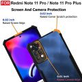 Mi Redmi Note 11 Pro 4G/5G Protection Case Cover Casing 6.67 inch screen size. 