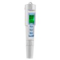 Three in one water quality meter: pH/EC/TEMP portable measurement. 