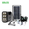 GDLITE GD8017A | Mini Portable Solar Power Station | Small Inverter | Small Solar Lighting System With 3 Light Bulbs | Solar + AC | Emergency Light | Mobile Charger | Flashlight. 