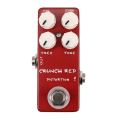 ARELENE 2X Mini Guitar Effect Pedal Mini Crunch Red Distortion Guitar Pedal True Bypass Full Metal Shell. 