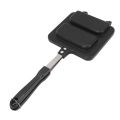Portable Aluminum Alloy Sandwich Maker Non Stick With Handle Sandwich Grill Pan Heat Press Plate Double Sided Sandwich Frying Pan Home Kitchen Snack Bars. 