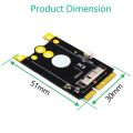 Upgrade Version Mini PCIe (MPCIe) Converter Adapter Board 12+6 Pins WiFi Card to Mini PCI-E for Broadcom BCM94360CD. 