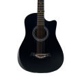 Medellin 38” Acoustic Guitar with Matt finish (Black). 