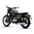 Jawa 42 Double ABS 300 CC Galactic Green Bike. 