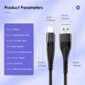 7A 100W Type C USB Cable Super-Fast Charge Cable for Huawei Mate 40 30 Xiaomi Oneplus Realme Fast Charging USB Charger Data Cord. 