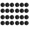 24Pcs Pack Tennis Balls Wear-Resistant Elastic Training Balls 66mm Ladies Beginners Practice Tennis Ball,Black. 