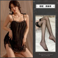 Home Lace Suspenders Nightdress Women Hot Transparent Europe and America Temptation Pajamas Plus Size Lingerie Proxy 77. 