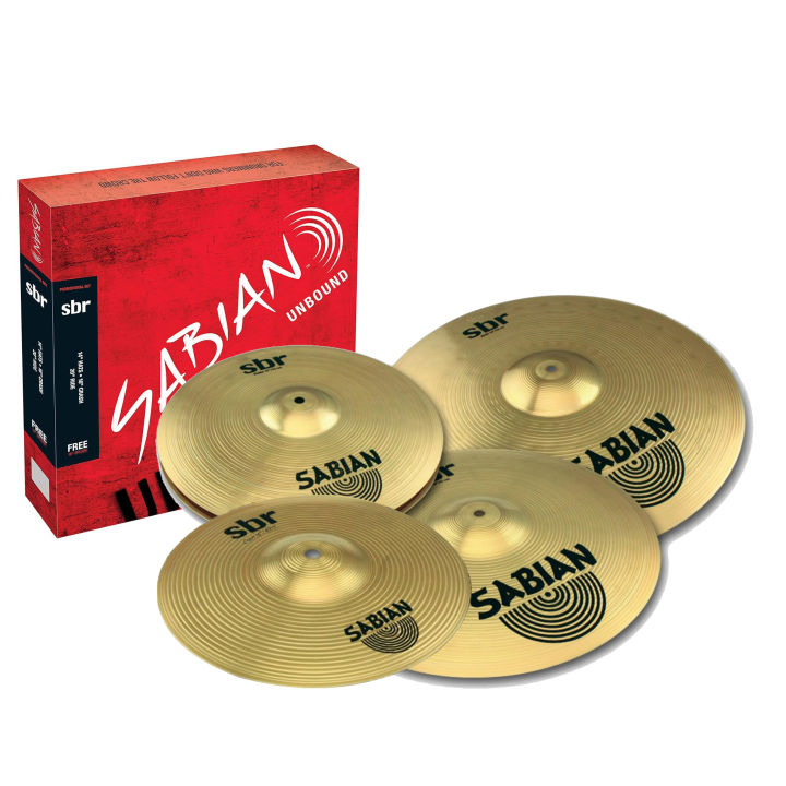 Sabian Sbr Series Cymbal Set Hihat Crash And Ride Set