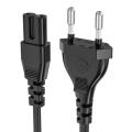 2 Pin Universal AC Power Cable Cord. 