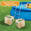 2Pcs Pool Ladder Weights,20L Sandbags for Above Ground Pool. 